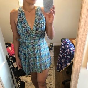 Urban outfitters plaid dress